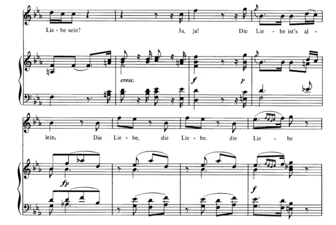 Dies Bildnis ist wunderschön, Aria