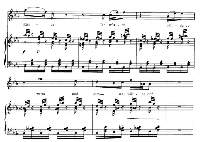 Dies Bildnis ist wunderschön, Aria