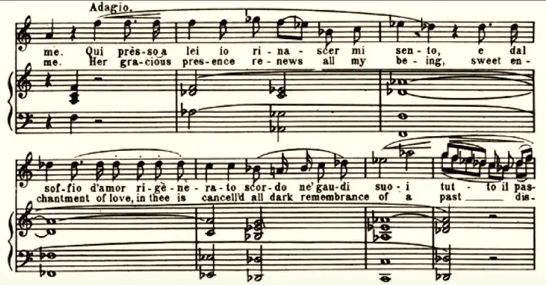 Aria, Lunge da lei, dei miei bollenti spiriti