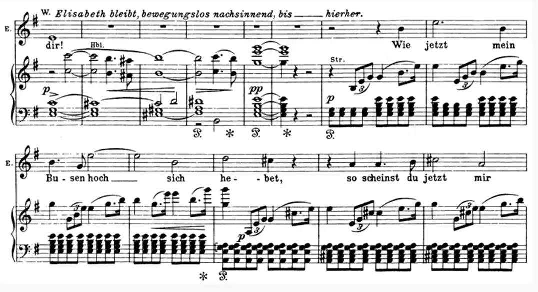 Aria, Dich teure Halle, Tannhäuser