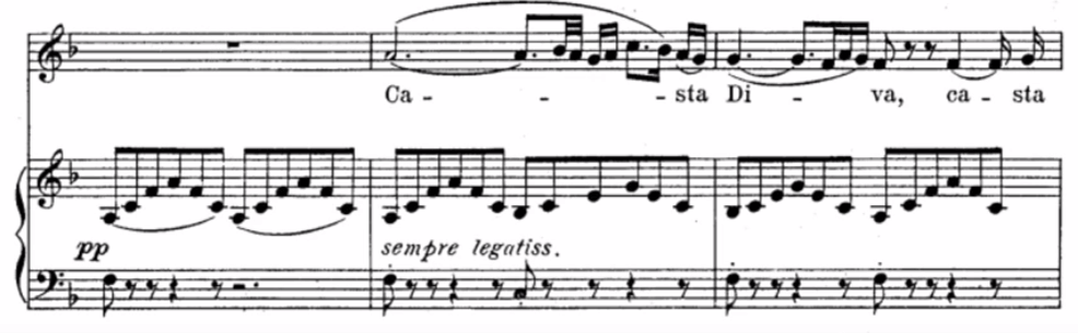 Aria, Casta Diva, Bellini, Norma