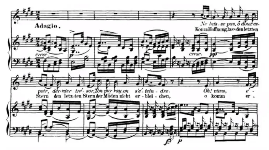 Abscheulicher, komm hoffnung, aria, Fidelio, Leonore