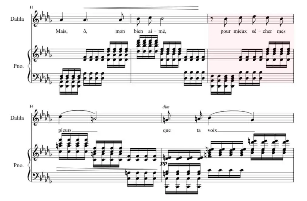 Aria, mon coeur s'ouvre a ta voix, saint-saens, mezzosopranom, samson et dalila