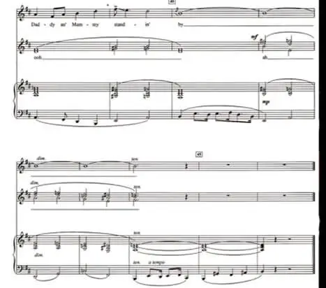 Aria, Summertime, Porgy and Bess, George Gershwin