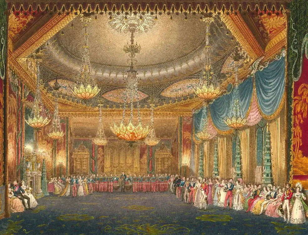 Brighton Royal Pavillon Pagodas Rossini Gioachino Room Music Hall