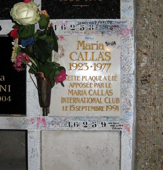 Paris Pere Lachaise tomb grab Maria Callas Travel Reisen Culture Tourism