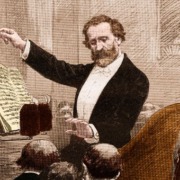 Verdi conducting his Aida