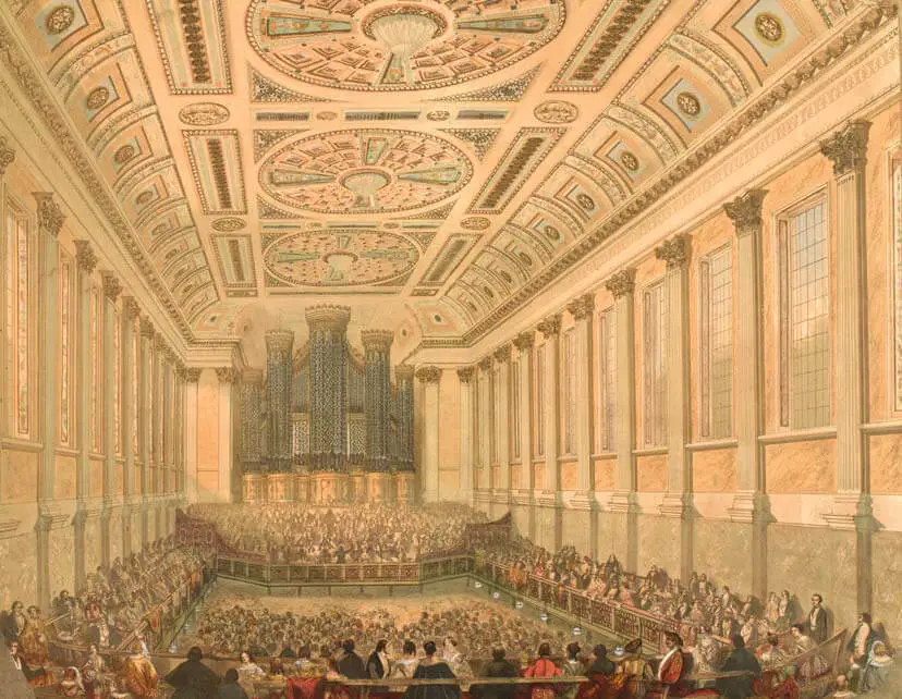 Birmingham Town Hall interior 1845 Mendelssohn Birmingham Travel Reisen Culture Tourism Reiseführer Travel guide Classic music Opera (1)