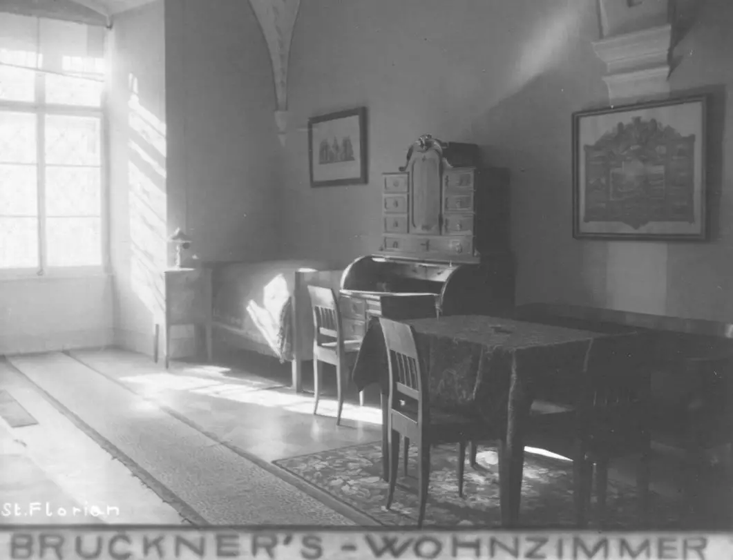 Brucknerzimmer st. florian 1920 St. Florian Stift Anton Bruckner Travel Reisen Culture Tourism Reiseführer Travel guide Classic Opera (1)