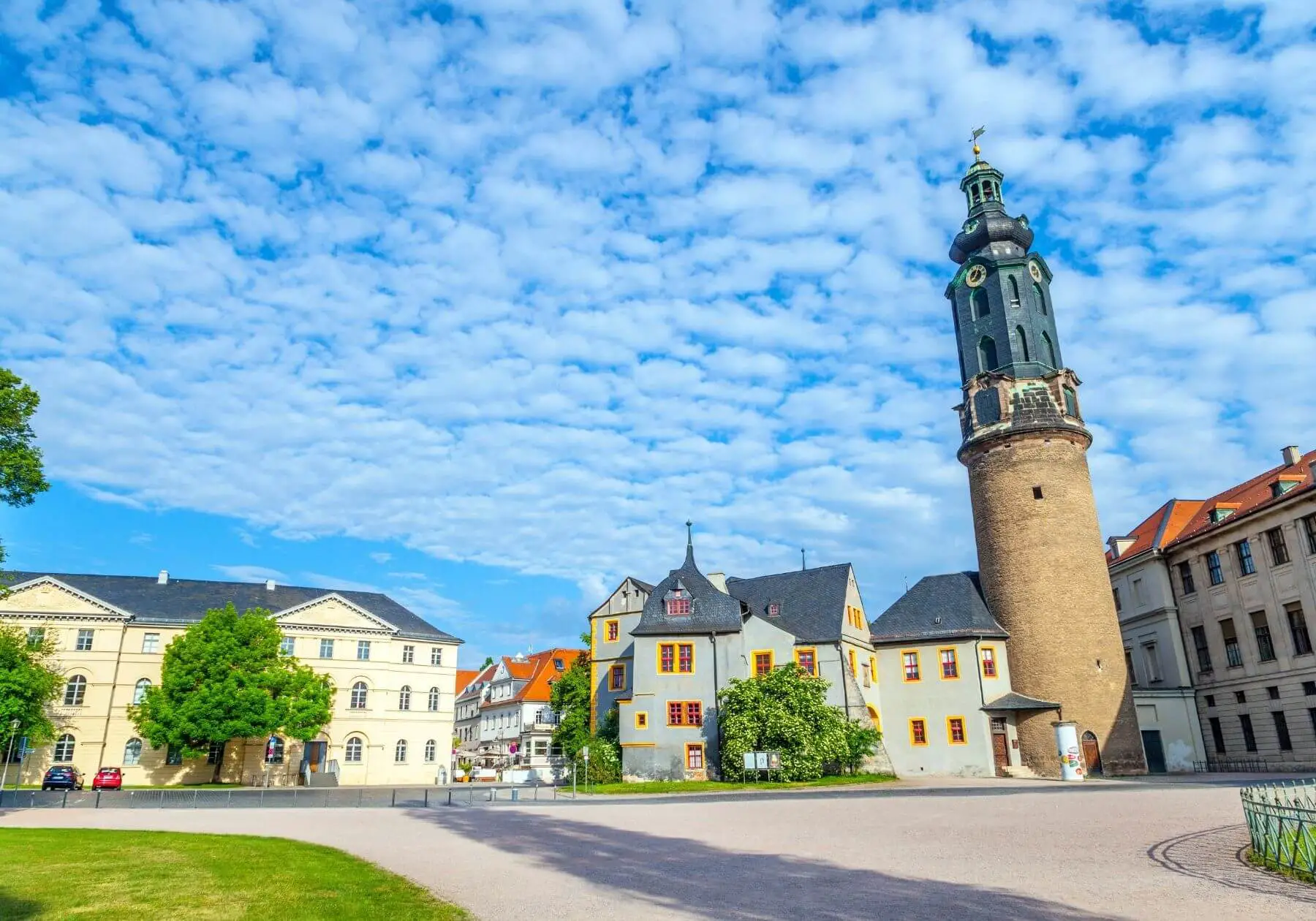 Schlossturm mit Torbau Weimar Johann Sebastian Bach Travel Reisen Culture Tourism Reiseführer Travel guide Classic Opera d (1)