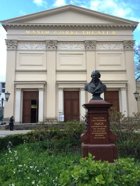 sing akademie maxim gorki theater Felix Mendelssohn Bartholdy Berlin Johann Sebastian Bach Travel Reisen Culture Tourism Reiseführer Travel guide Classic Opera