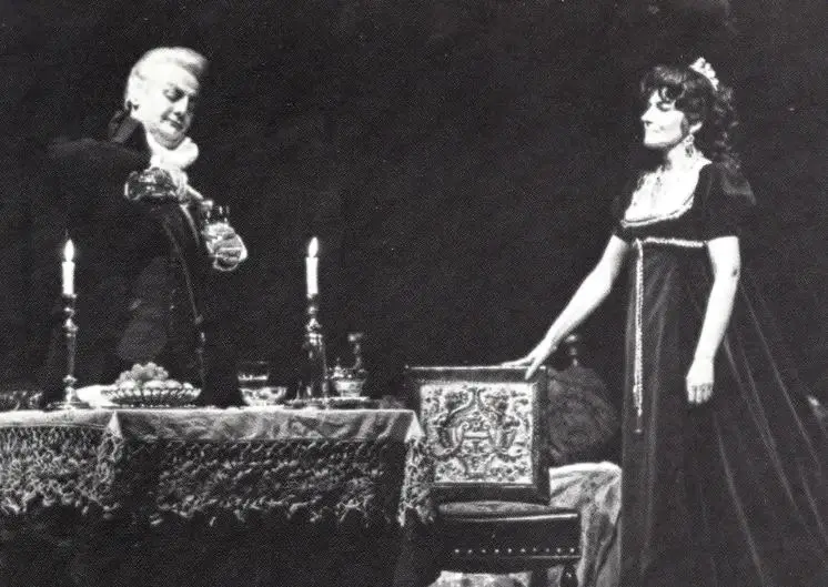 Convent Garden Tito Gobbi Maria Callas London Tosca