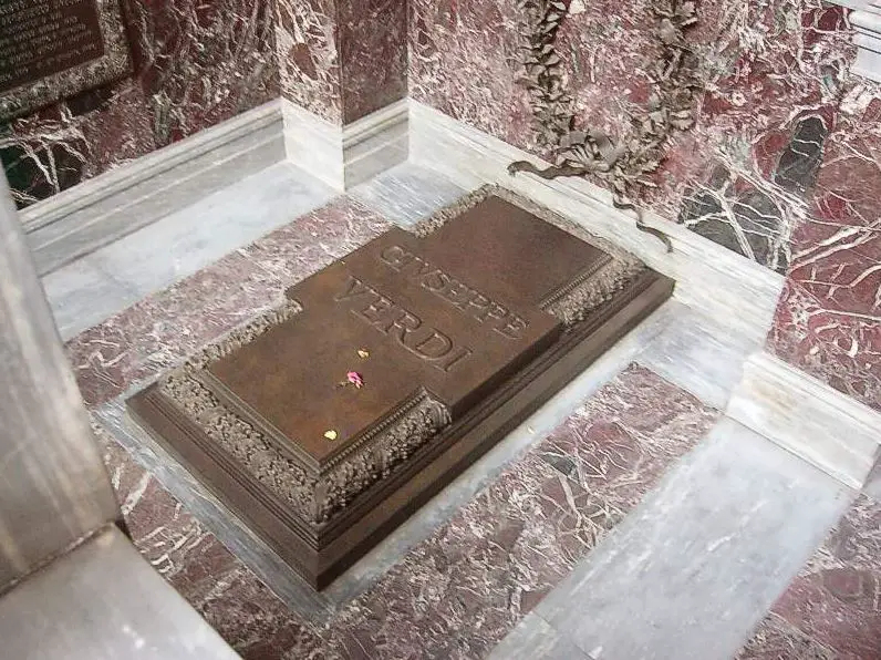 Giuseppe Verdi Tomb Grab Casa verdi Casa di riposo Milan Mailand