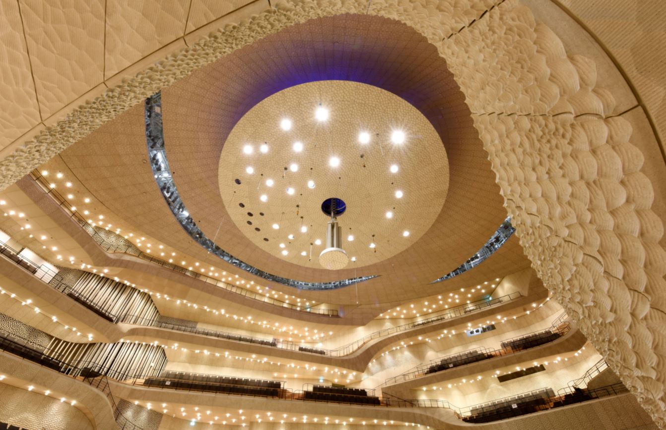 Elbphilharmonie aussen Hamburg Gipsplatten