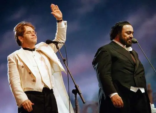 Luciano Pavarotti Elton John Modena