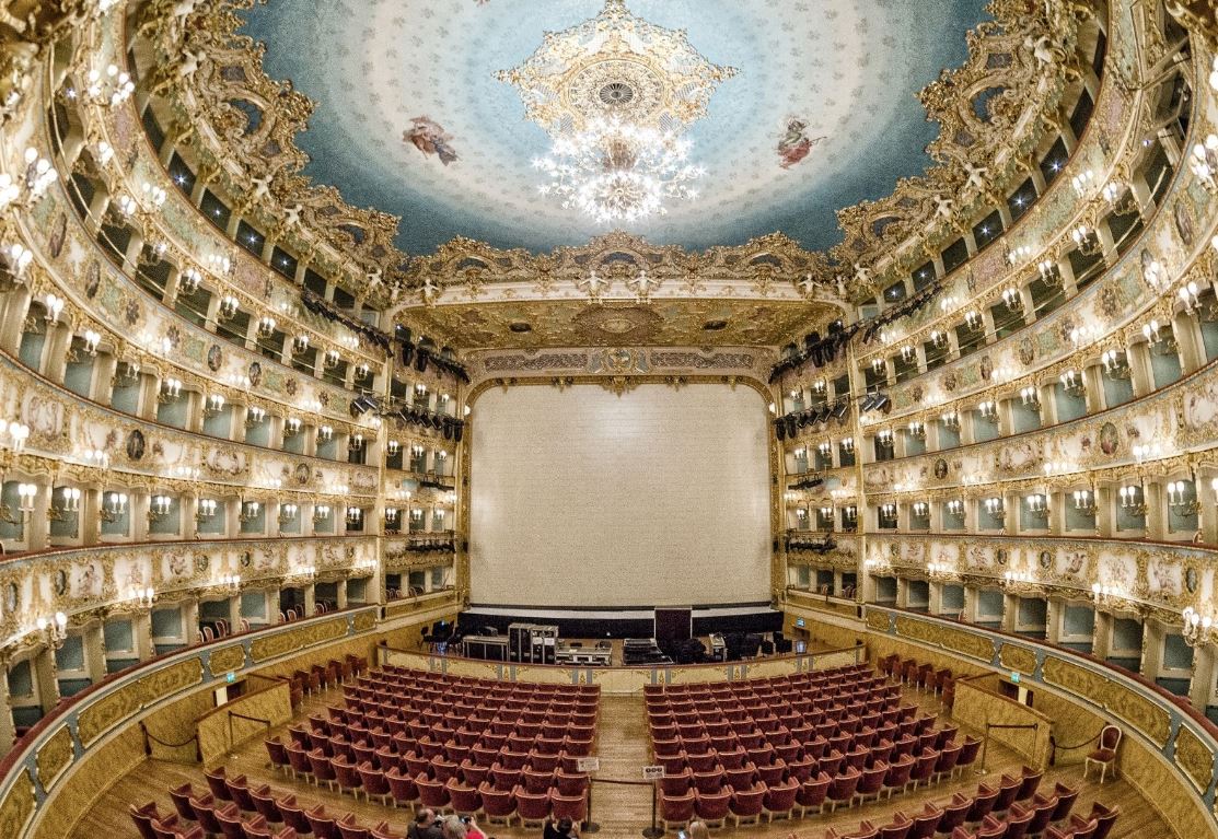 Venedig Venice Teatro la Fenice Auditorium Decke Roof